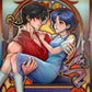 Ranma & Akane in Art Nouveau style