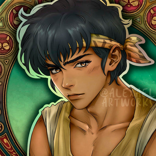 Ryoga in Art Nouveau style
