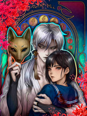 Silent Hill F in Art Nouveau style