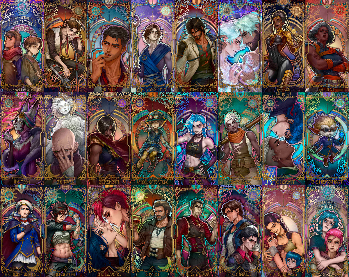 HexTarot Major ARCANE 💎 [On Demand ~ Bajo demanda]