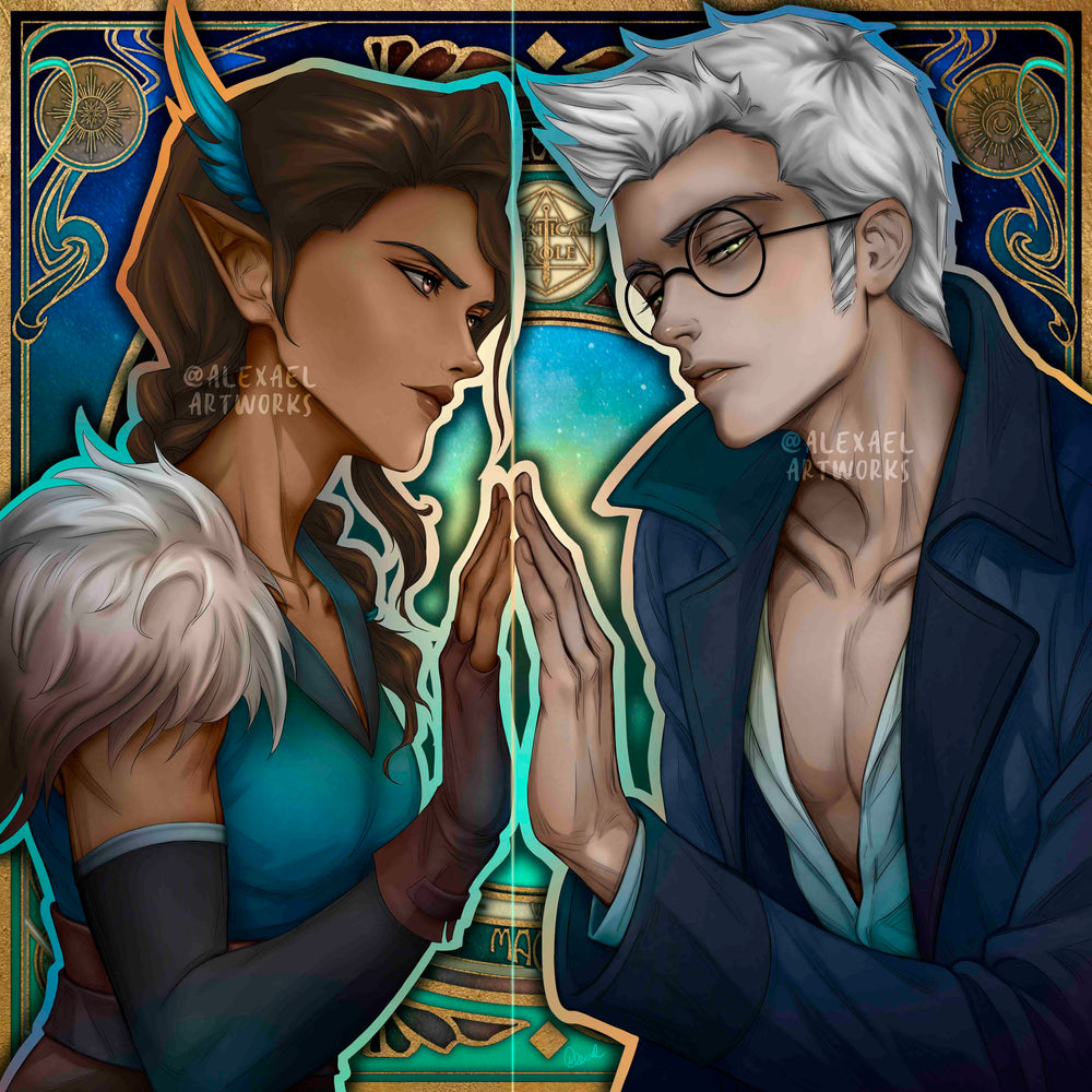 Percy in Art Nouveau style