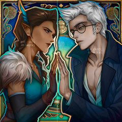 Percy in Art Nouveau style