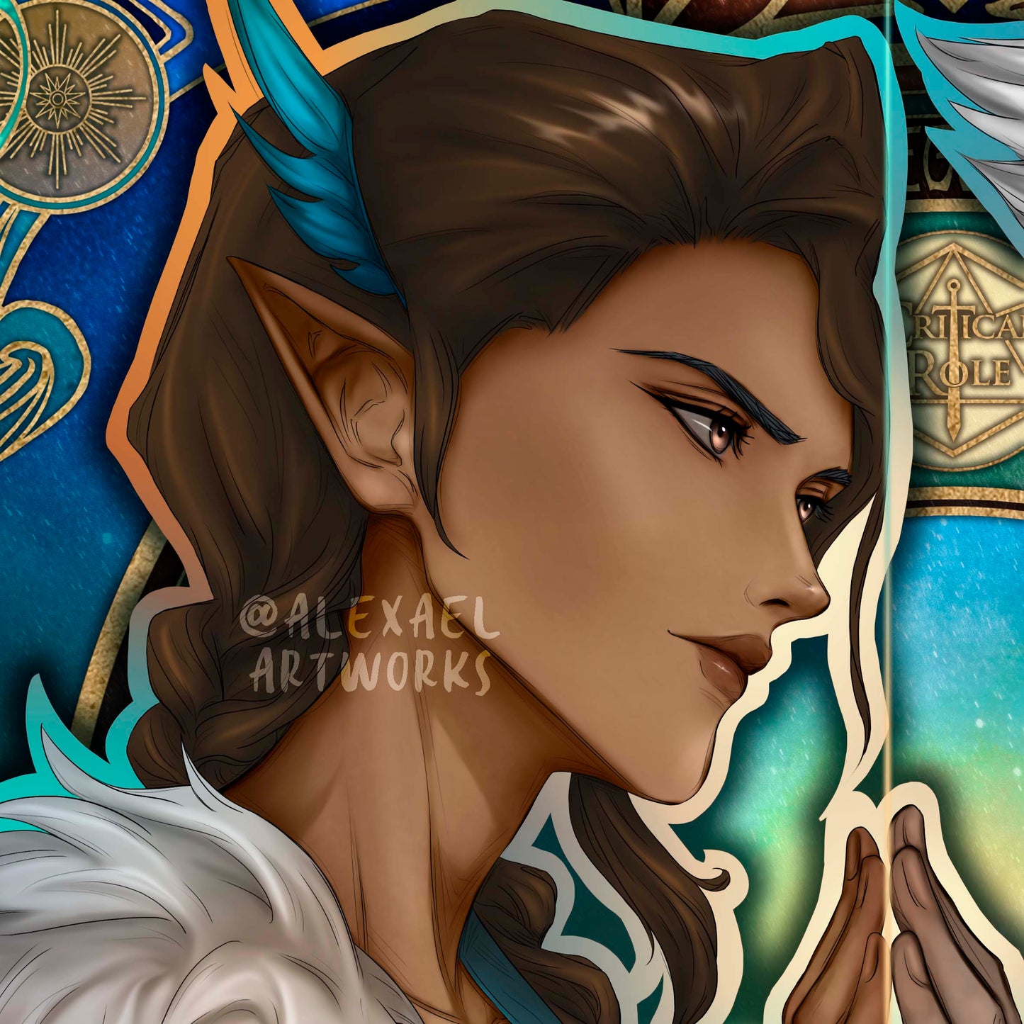 Percy in Art Nouveau style