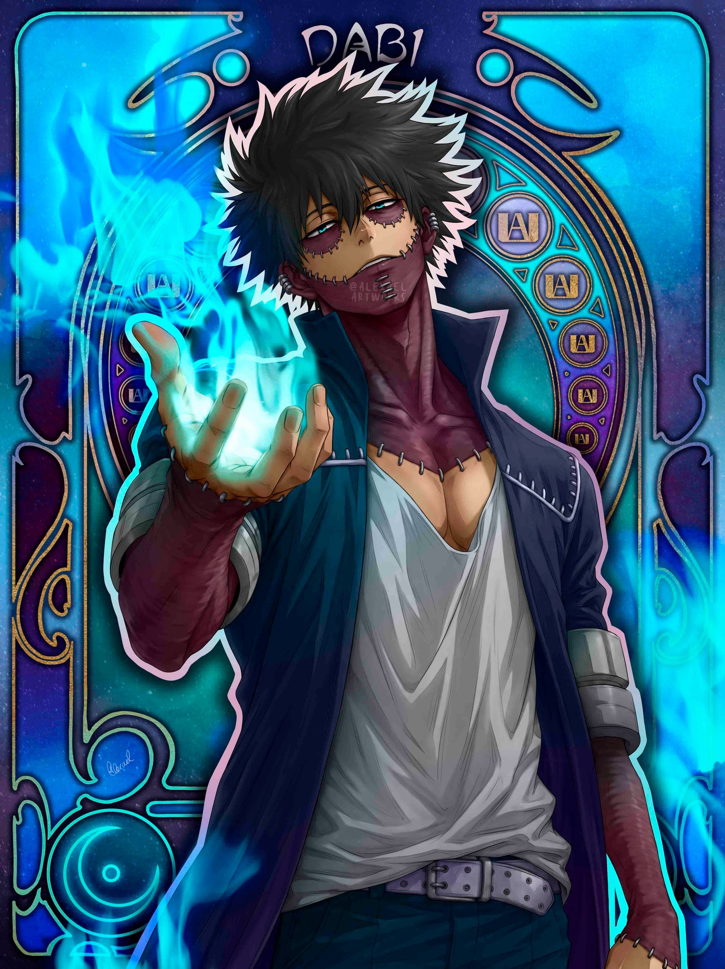 Dabi in Art Nouveau style