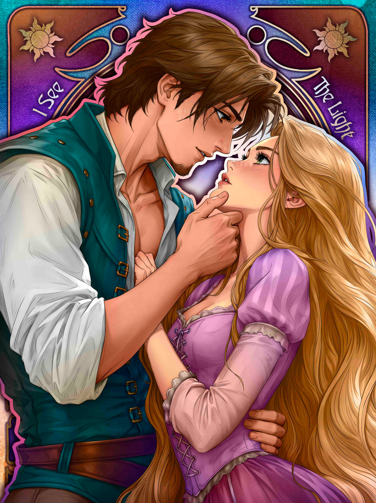 Tangled in Art Nouveau style
