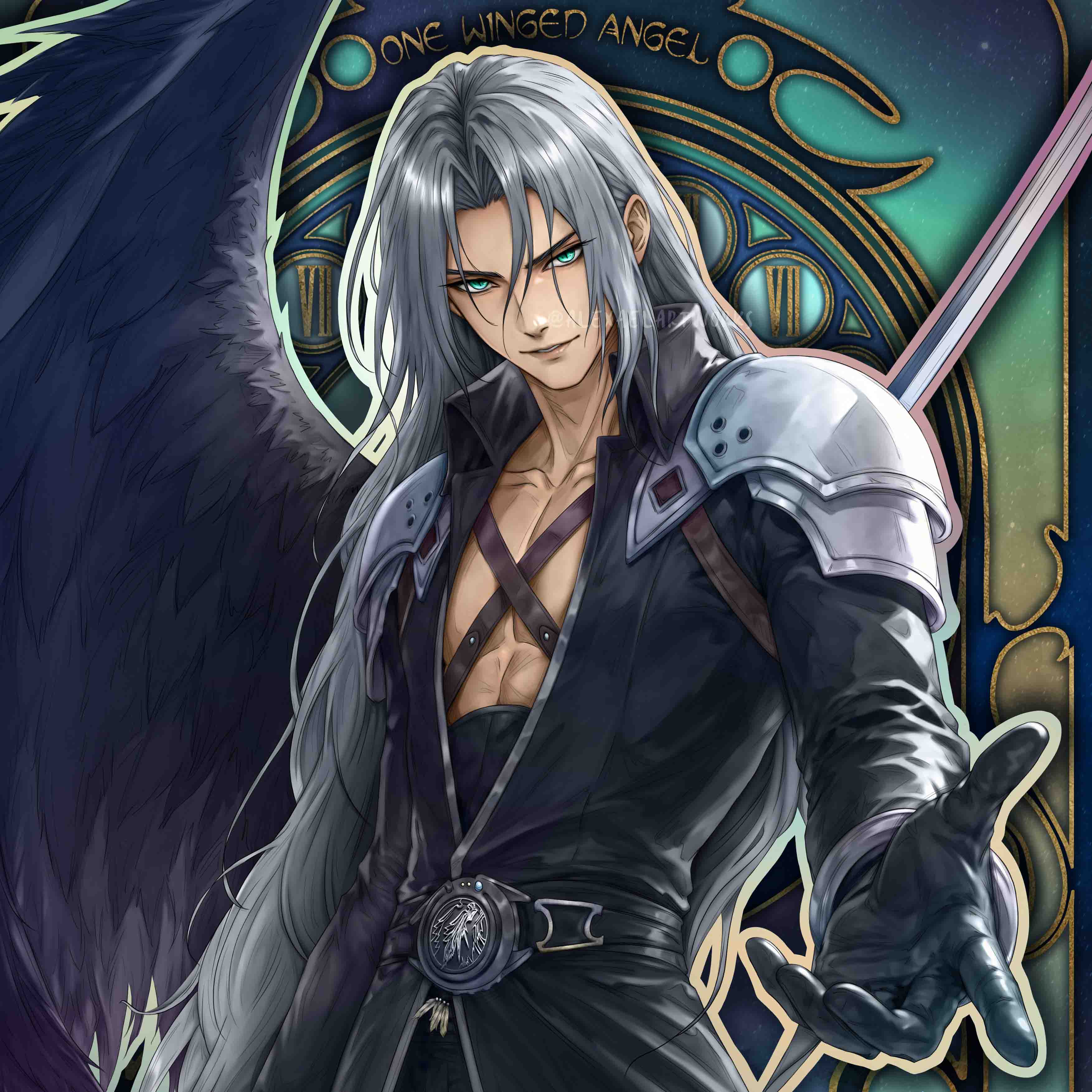 L'ART MEDICAL le nouveau SEXY! アートブック Sephiroth in Art Nouveau style – Alexael Artworks