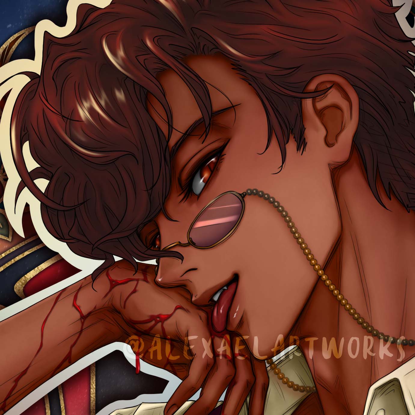 Human Alastor Crimson Drip