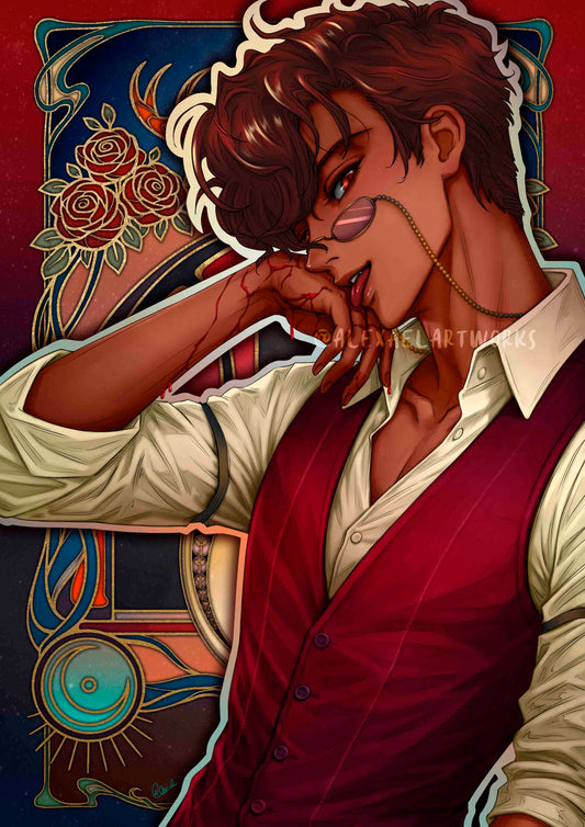 Human Alastor Crimson Drip