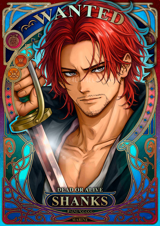 Shanks in Art Nouveau style