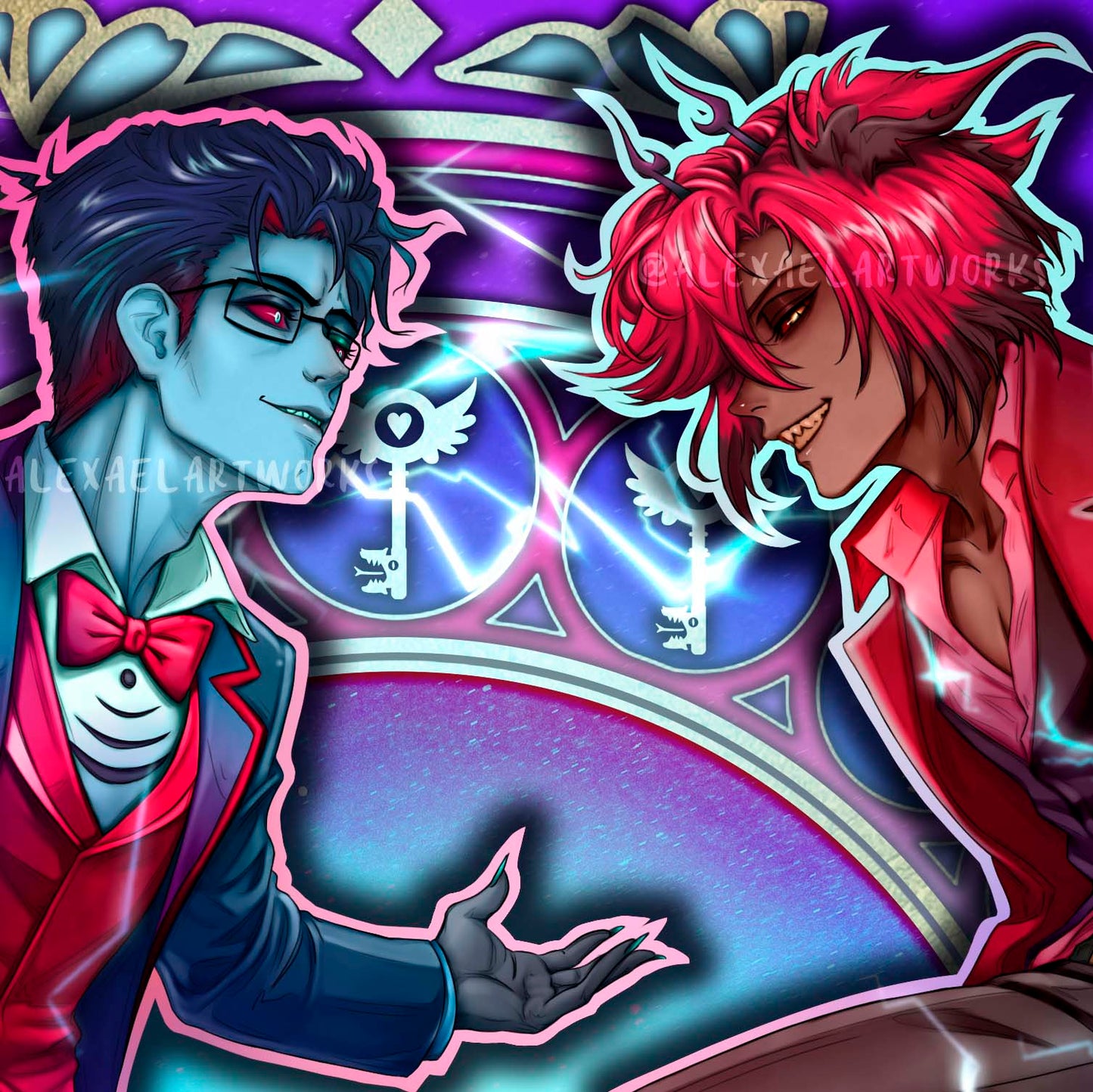 Radiostatic in Art Nouveau style