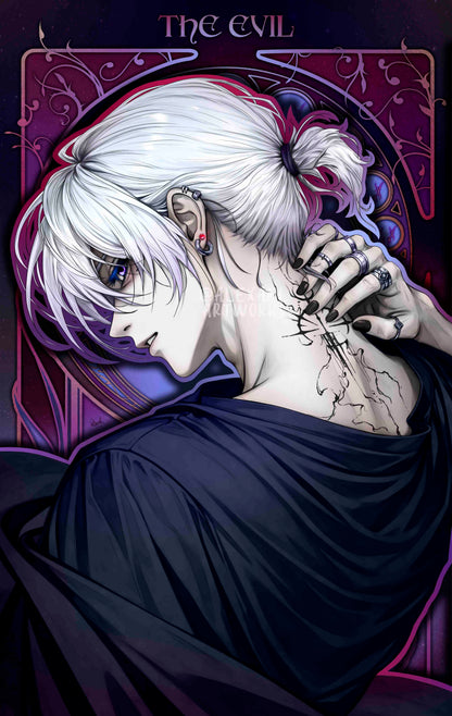 Ash The Evil in Art Nouveau style