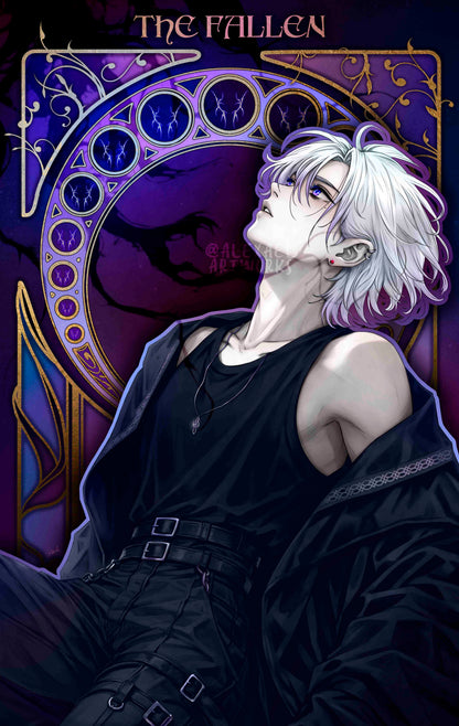 Ash The Fallen in Art Nouveau style