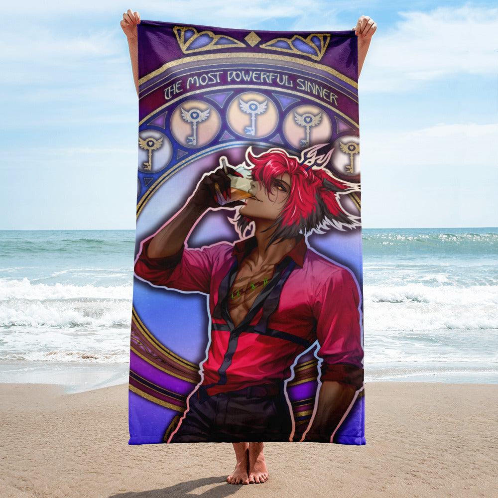 Alastor Sinner (Alastor Room) 🏖️ Hellish Towels 🔥 Toallas Infernales