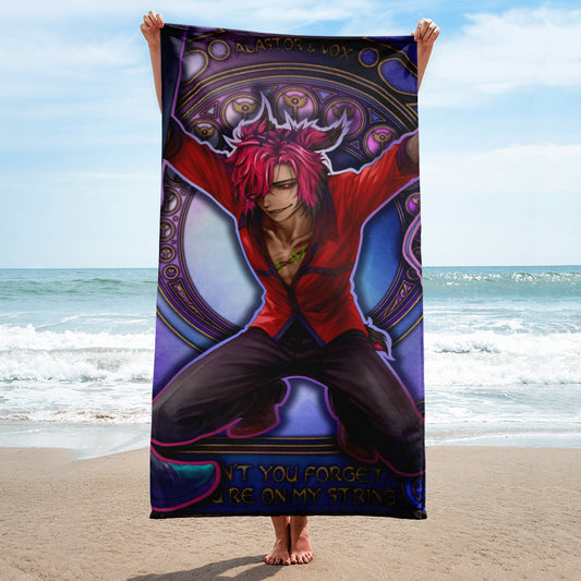 Alastor String 🏖️ Hellish Towels 🔥 Toallas Infernales
