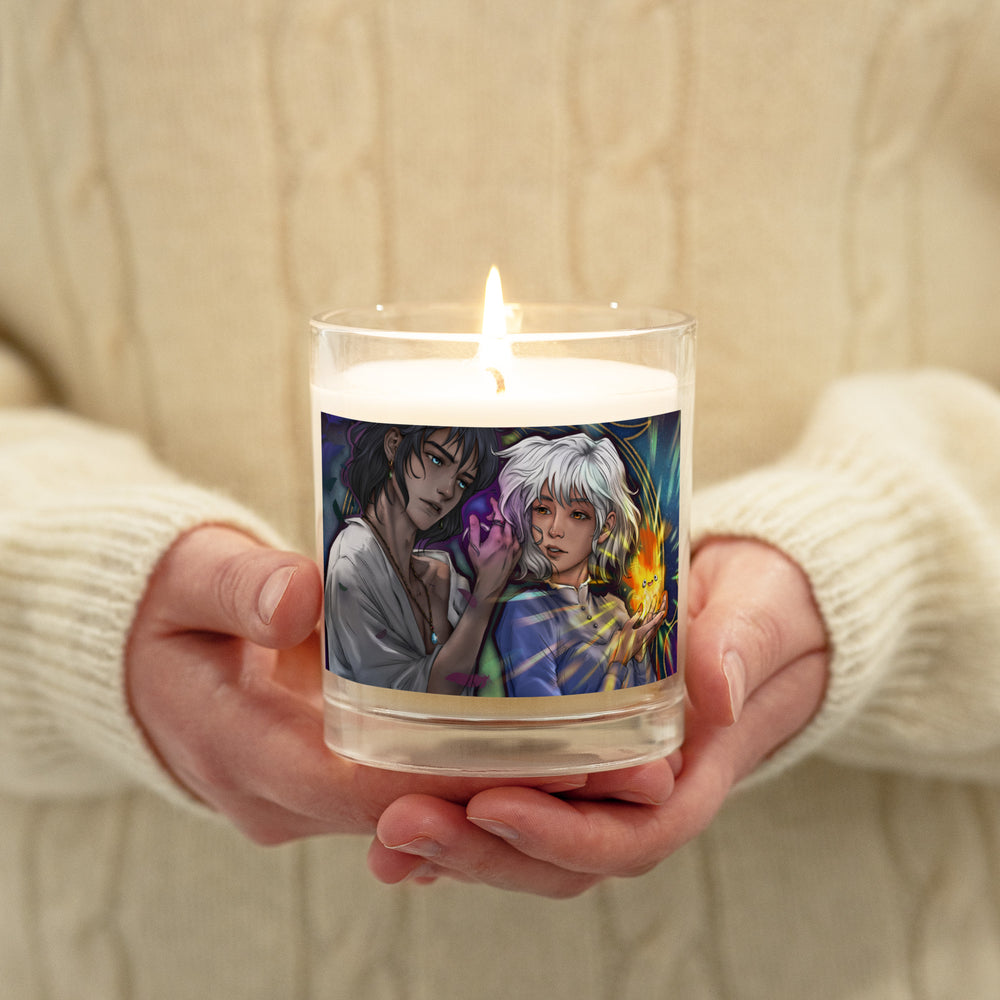 Howl & Sophie 🕯️ Glass jar soy wax candle