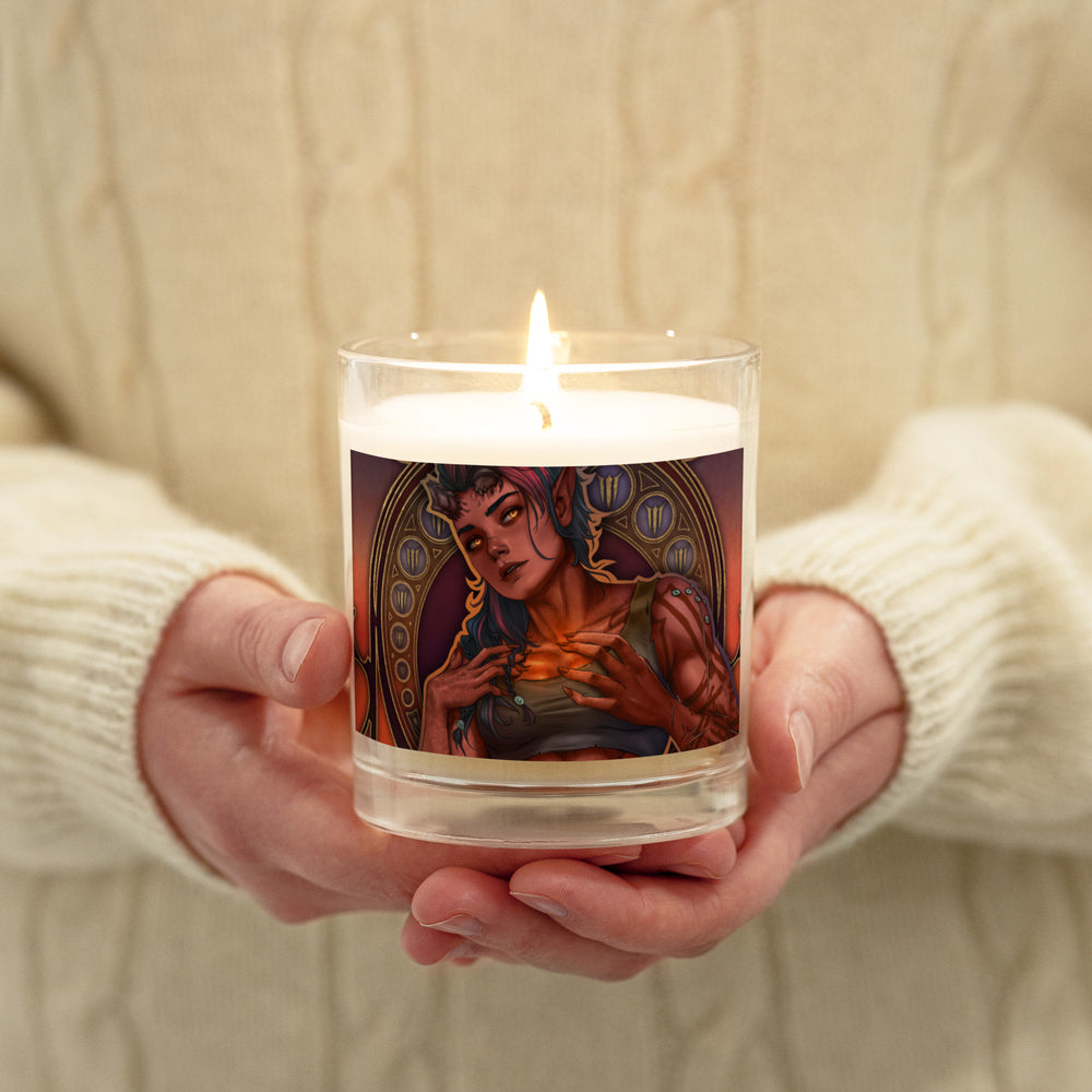 Karlach 🕯️ Glass jar soy wax candle
