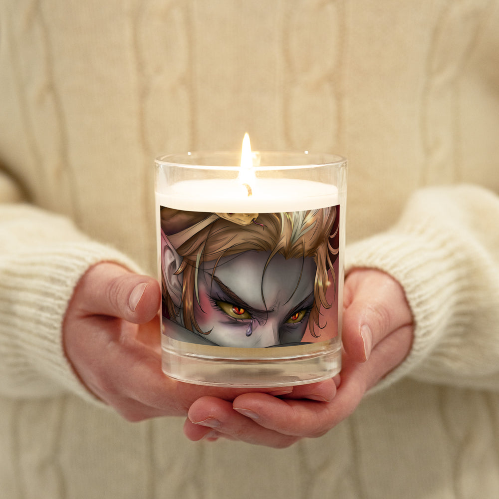 Lucifer Fallen Angel 🕯️ Glass jar soy wax candle