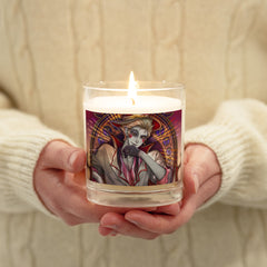 Lucifer Art Nouveau 🕯️ Glass jar soy wax candle