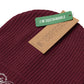 Satosugu Dark - Embroidered Organic Knit Beanie