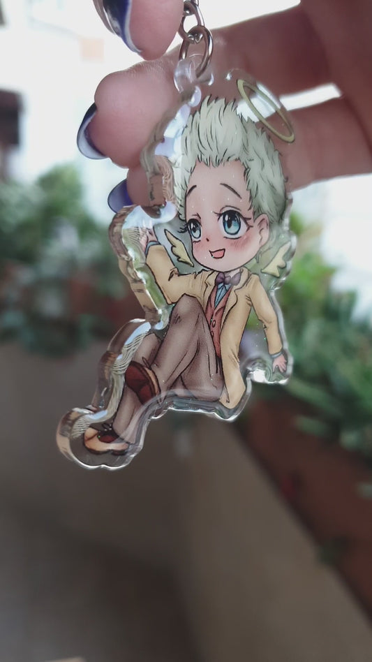 Good Omens Keychain