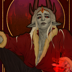 Denathrius in Art Nouveau style