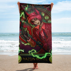 Alastor Art Nouveau 🏖️ Hellish Towels 🔥 Hellish Towels