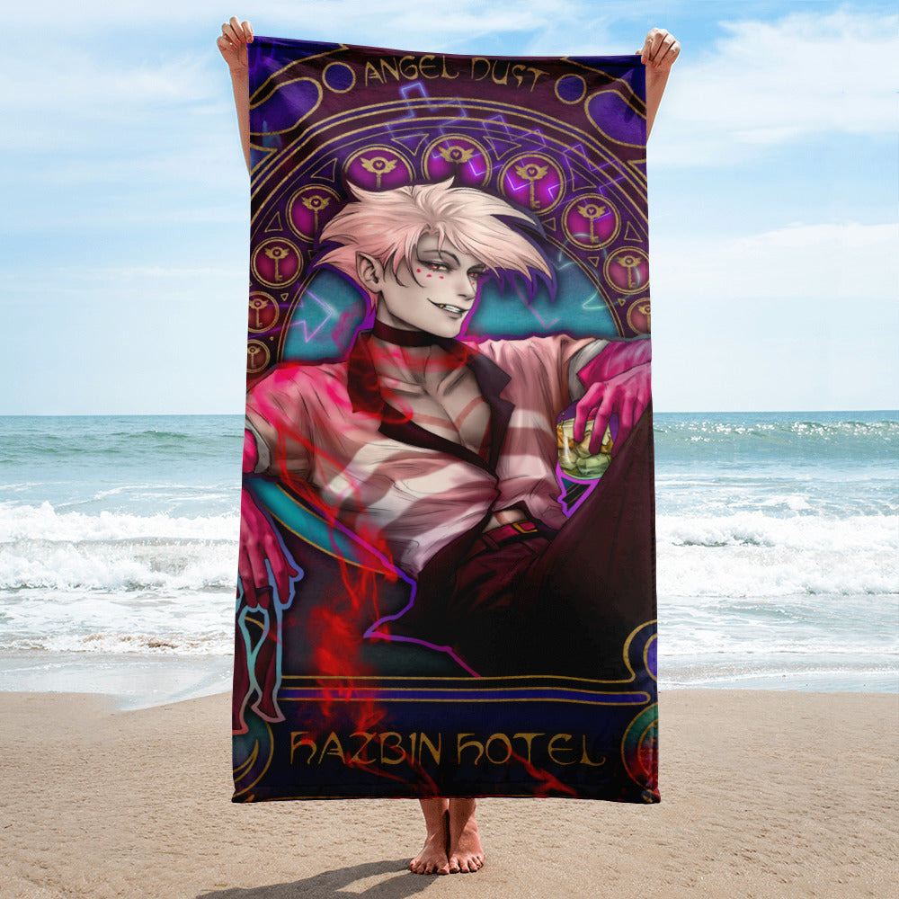 Angel Dust Art Nouveau 🏖️ Hellish Towels 🔥 Toallas Infernales