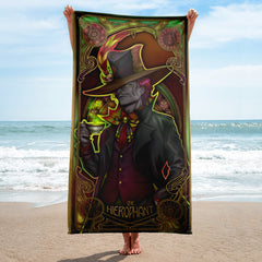 Zestial Tarot Card 🏖️ Hellish Towels 🔥 Infernal Towels