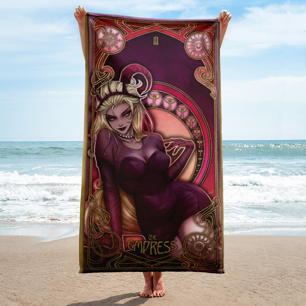 Llilith Tarot Card 🏖️ Hellish Towels 🔥 Toallas Infernales