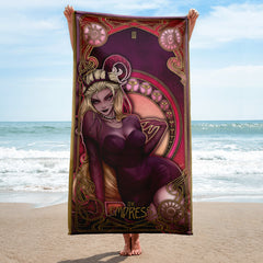 Llilith Tarot Card 🏖️ Hellish Towels 🔥 Hellish Towels