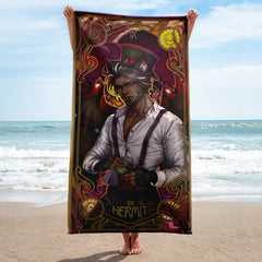 Husk Tarot Card 🏖️ Hellish Towels 🔥 Hellish Towels