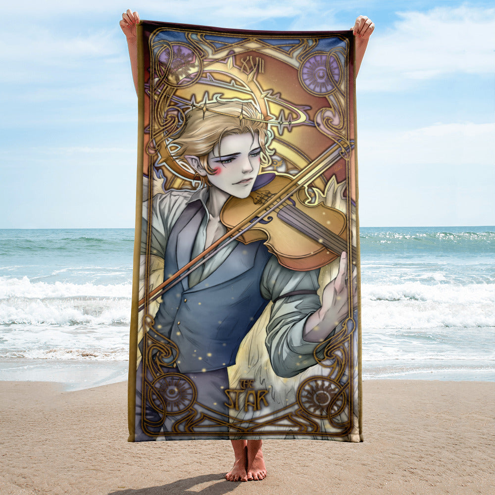 Lucifer Angel Tarot Card 🏖️ Hellish Towels 🔥 Toallas Infernales