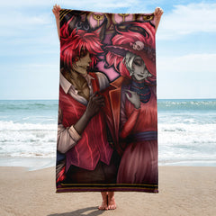 Alastor & Rosie 🏖️ Hellish Towels 🔥 Hellish Towels