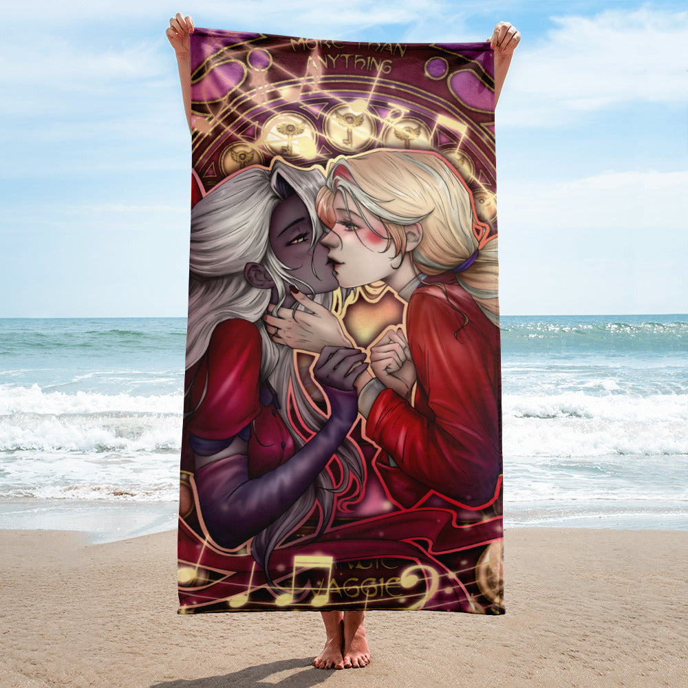 Charlie & Vaggie 🏖️ Hellish Towels 🔥 Toallas Infernales