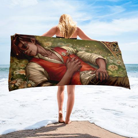 Alastor Daisies 🏖️ Hellish Towels 🔥 Infernal Towels
