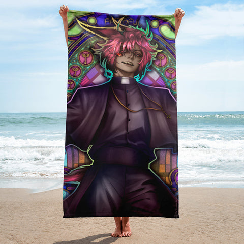 Alastor The Faithful 🏖️ Hellish Towels 🔥 Hellish Towels
