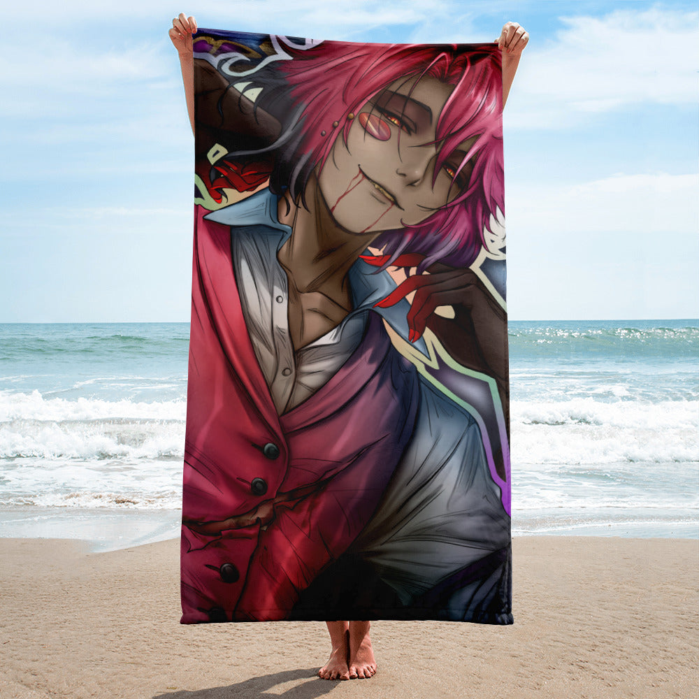 Alastor Radio's not dead 🏖️ Hellish Towels 🔥 Toallas Infernales