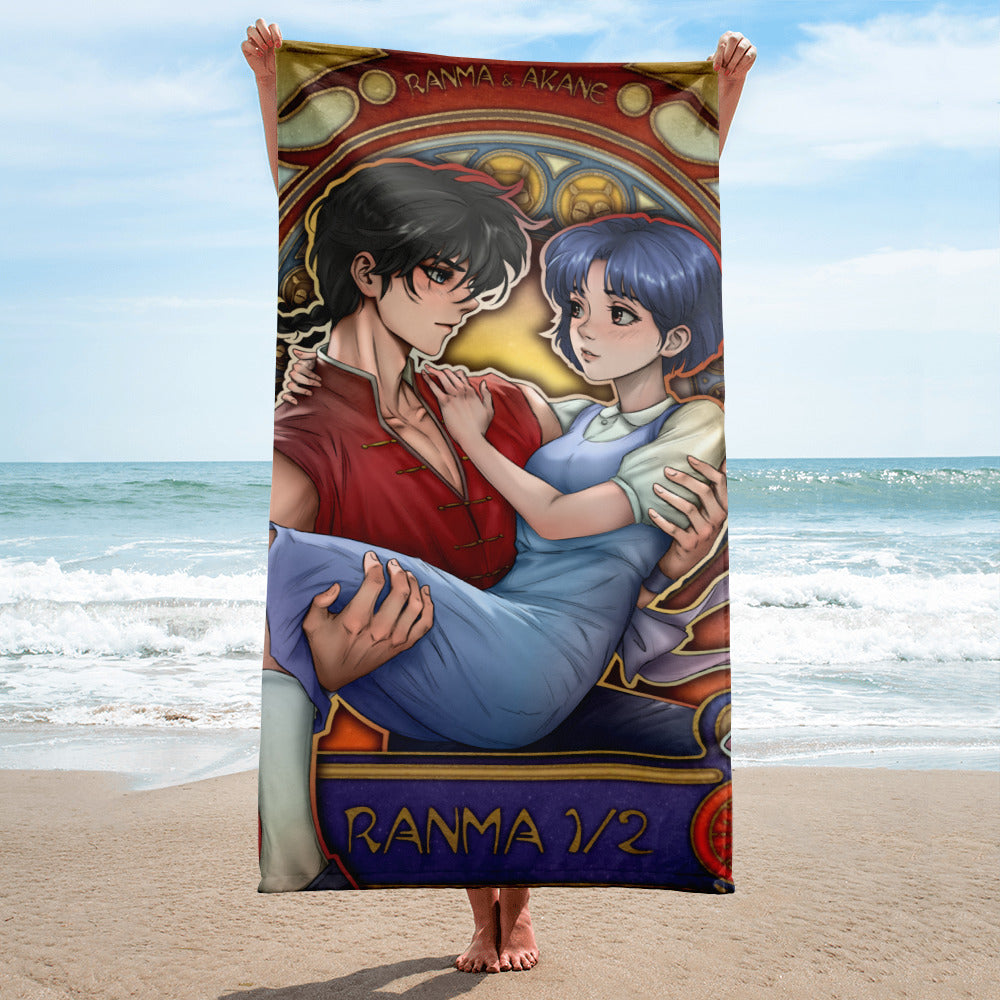 Ranma & Akane 🏖️ Fanart Towels ♥️ Toallas Fanart