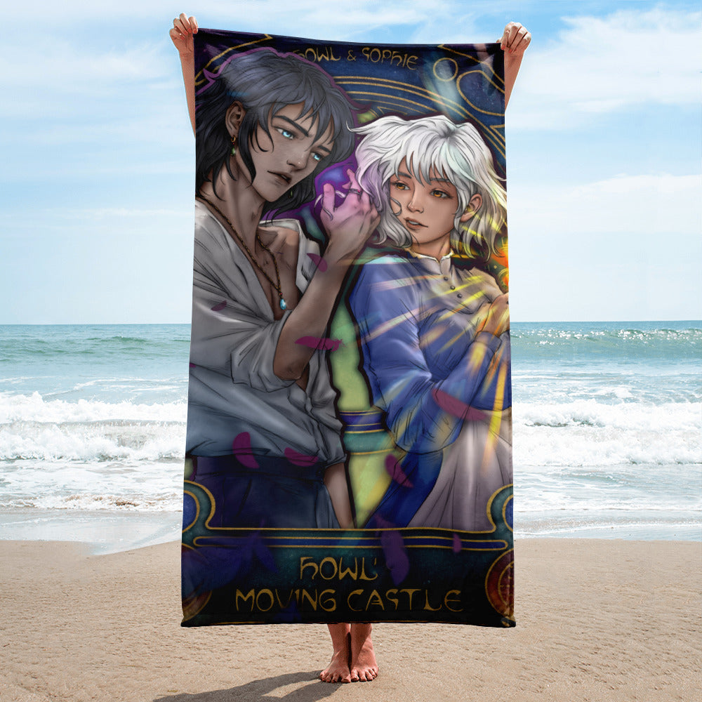 Howl & Sophie  🏖️ Fanart Towels ♥️ Toallas Fanart