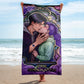 OUTLET limited edition ~ Rumi & Jinu Kiss 🏖️ Fanart Towels ♥️ Toallas Fanart