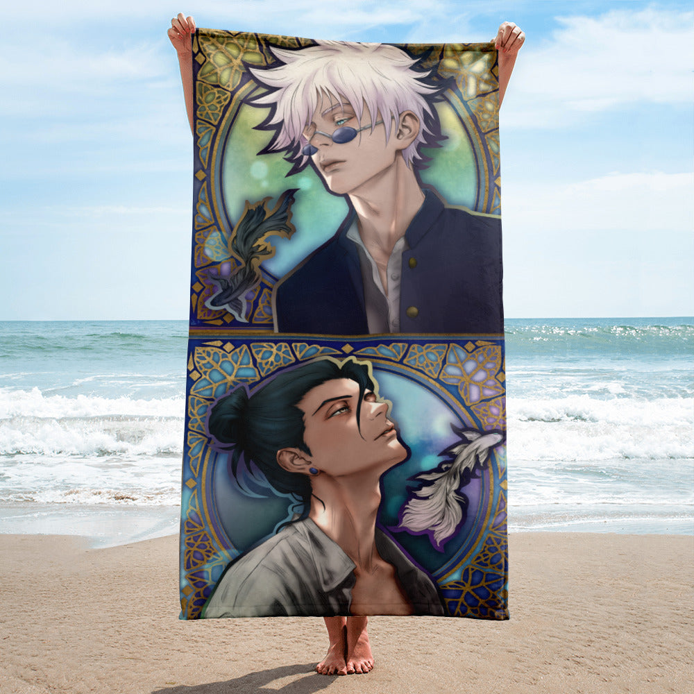 Satosugu 🏖️ Fanart Towels ♥️ Toallas Fanart