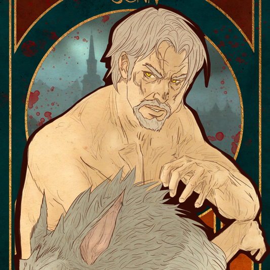 Genn in Art Nouveau style