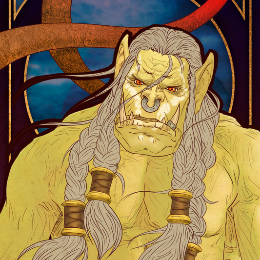 Varok in Art Nouveau style