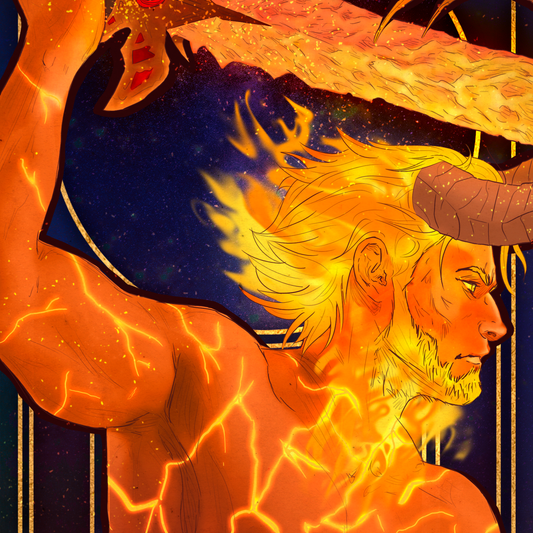 Sargeras in Art Nouveau style