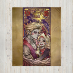 Lucifer & Charlie 🔥 Hellish Blankets ~ Infernal Blankets