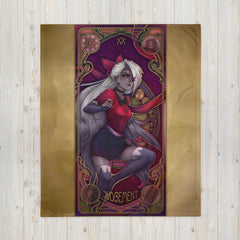 Vaggie Tarot Card 🔥 Hellish Blankets ~ Mantas Infernales