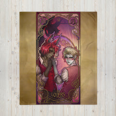 Alastor & Lucifer Tarot Card 🔥 Hellish Blankets ~ Mantas Infernales