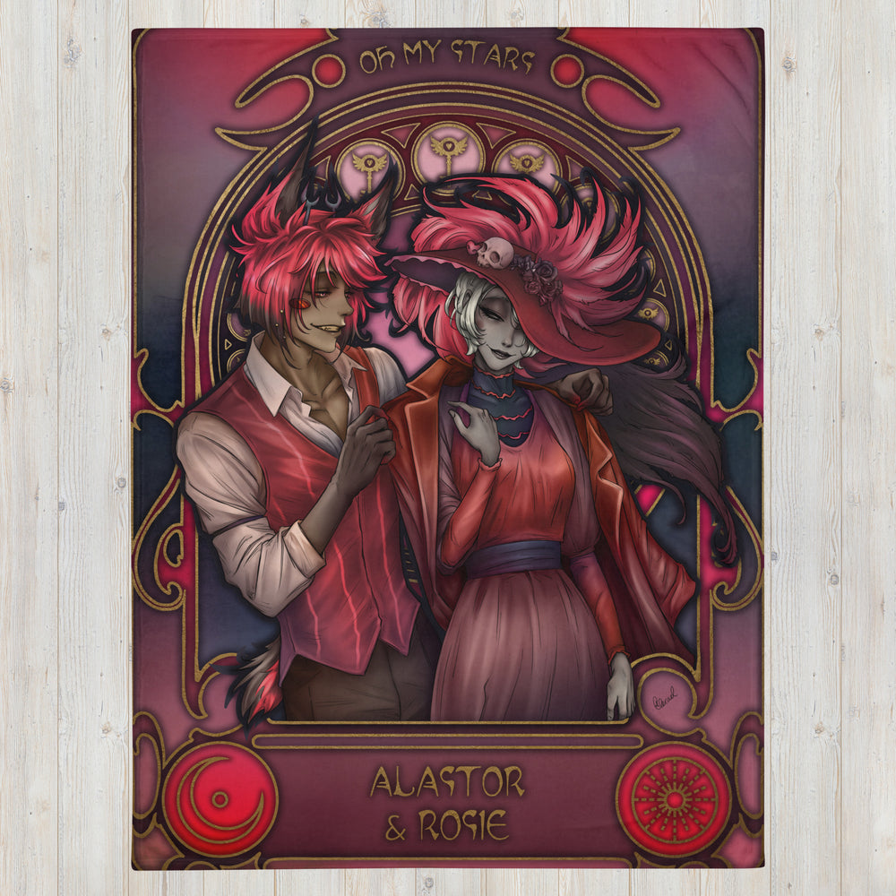 Alastor & Rosie 🔥 Hellish Blankets ~ Mantas Infernales