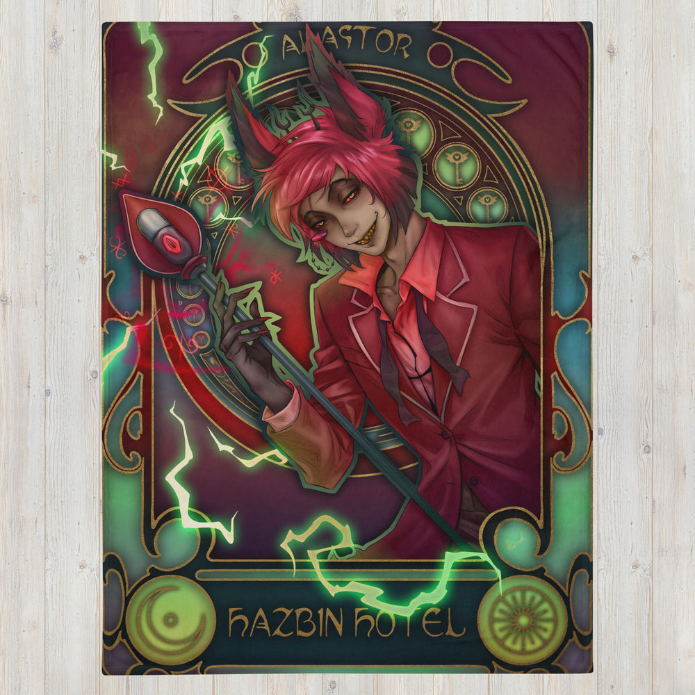 Alastor Art Nouveau 🔥 Hellish Blankets ~ Mantas Infernales