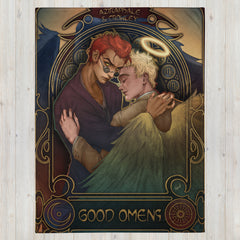 Good Omens ♥️ Fanart Blankets ~ Mantas Fanart